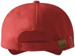 6-panelowa czapka z daszkiem, bordowa