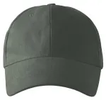 6-panelowa czapka z daszkiem, ciemny łupek