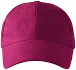 6-panelowa czapka z daszkiem, fuksja