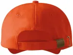 6-panelowa czapka z daszkiem, pomarańczowy