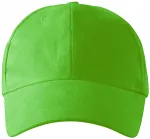 6-panelowa czapka z daszkiem, zielone jabłko