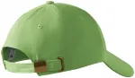 6-panelowa czapka z daszkiem, zielony groszek