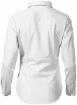 Bawełniana bluzka damska z długim rękawem, biały