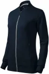 Bluza damska z ukrytymi kieszeniami, ciemny niebieski