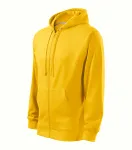 Bluza męska z kapturem, żółty