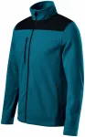 Ciepła kurtka polarowa unisex, petrol blue