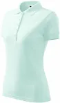Damska elegancka koszulka polo, lodowa zieleń Damska elegancka koszulka polo, lodowa zieleń