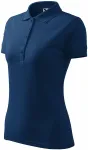 Damska elegancka koszulka polo, midnight blue