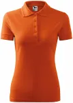 Damska elegancka koszulka polo, pomarańczowy