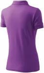 Damska elegancka koszulka polo, purpurowy