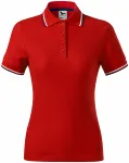 Damska klasyczna koszulka polo, czerwony
