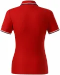 Damska klasyczna koszulka polo, czerwony