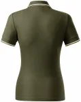 Damska klasyczna koszulka polo, military