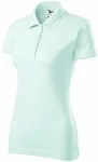 Damska koszulka polo slim fit, lodowa zieleń Damska koszulka polo slim fit, lodowa zieleń