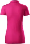Damska koszulka polo slim fit, purpurowy
