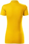 Damska koszulka polo slim fit, żółty