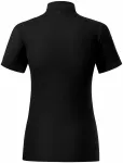 Damska koszulka polo z bawełny organicznej, czarny