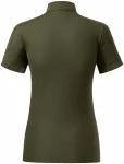 Damska koszulka polo z bawełny organicznej, military