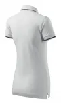 Damska koszulka polo z krótkim rękawem, biały