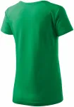 Damska koszulka slim fit z raglanowym rękawem, zielona trawa