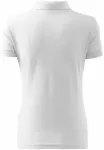 Damska prosta koszulka polo, biały