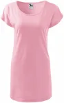 Długa koszulka/sukienka damska, różowy