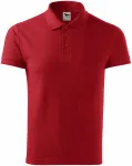 Elegancka męska koszulka polo, czerwony