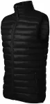 Kamizelka pikowana męska, czarny