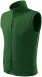 Klasyczna kamizelka polarowa, butelkowa zieleń