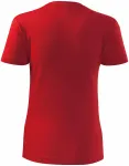 Klasyczna koszulka damska, czerwony