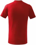 Klasyczna koszulka dziecięca, czerwony