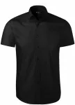 Koszula męska - Dopasowany krój, czarny