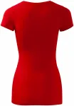 Koszulka damska slim-fit, czerwony