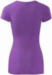 Koszulka damska slim-fit, purpurowy