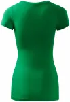 Koszulka damska slim-fit, zielona trawa