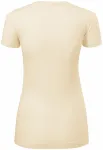 Koszulka damska wykonana z wełny Merino Mer, migdałowy