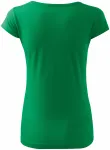 Koszulka damska z bardzo krótkimi rękawami, zielona trawa