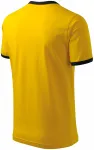 Koszulka kontrastowa unisex, żółty