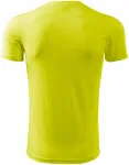 Koszulka sportowa dla dzieci, neonowy żółty
