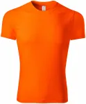 Koszulka sportowa unisex, neonowy pomarańczowy