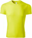 Koszulka sportowa unisex, neonowy żółty