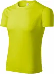 Koszulka sportowa unisex, neonowy żółty