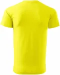 Koszulka unisex o wyższej gramaturze, cytrynowo żółty