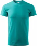 Koszulka unisex o wyższej gramaturze, szmaragdowo-zielony