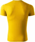 Lekka koszulka z krótkim rękawem, żółty