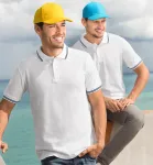 Męska koszulka polo w kontrastowym kolorze
