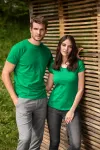 Modna koszulka męska | T-shirt damski slim fit z okrągłym dekoltem