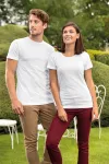 T-shirt męski, teksturowana bawełna organiczna | T-shirt damski, teksturowana bawełna organiczna