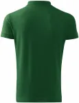 Męska koszulka polo wagi ciężkiej, butelkowa zieleń