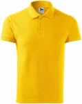 Męska koszulka polo wagi ciężkiej, żółty